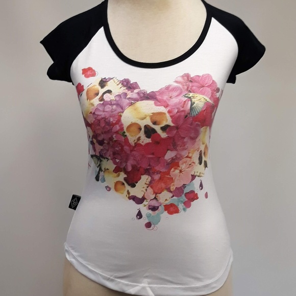 Liquor Brand  women's tshirt Love to death size S - Picture 1 of 5